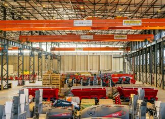 Overhead cranes_ BB Cranes boost grain planter efficiency