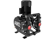 Electrically operated, energy-efficient double diaphragm pumps